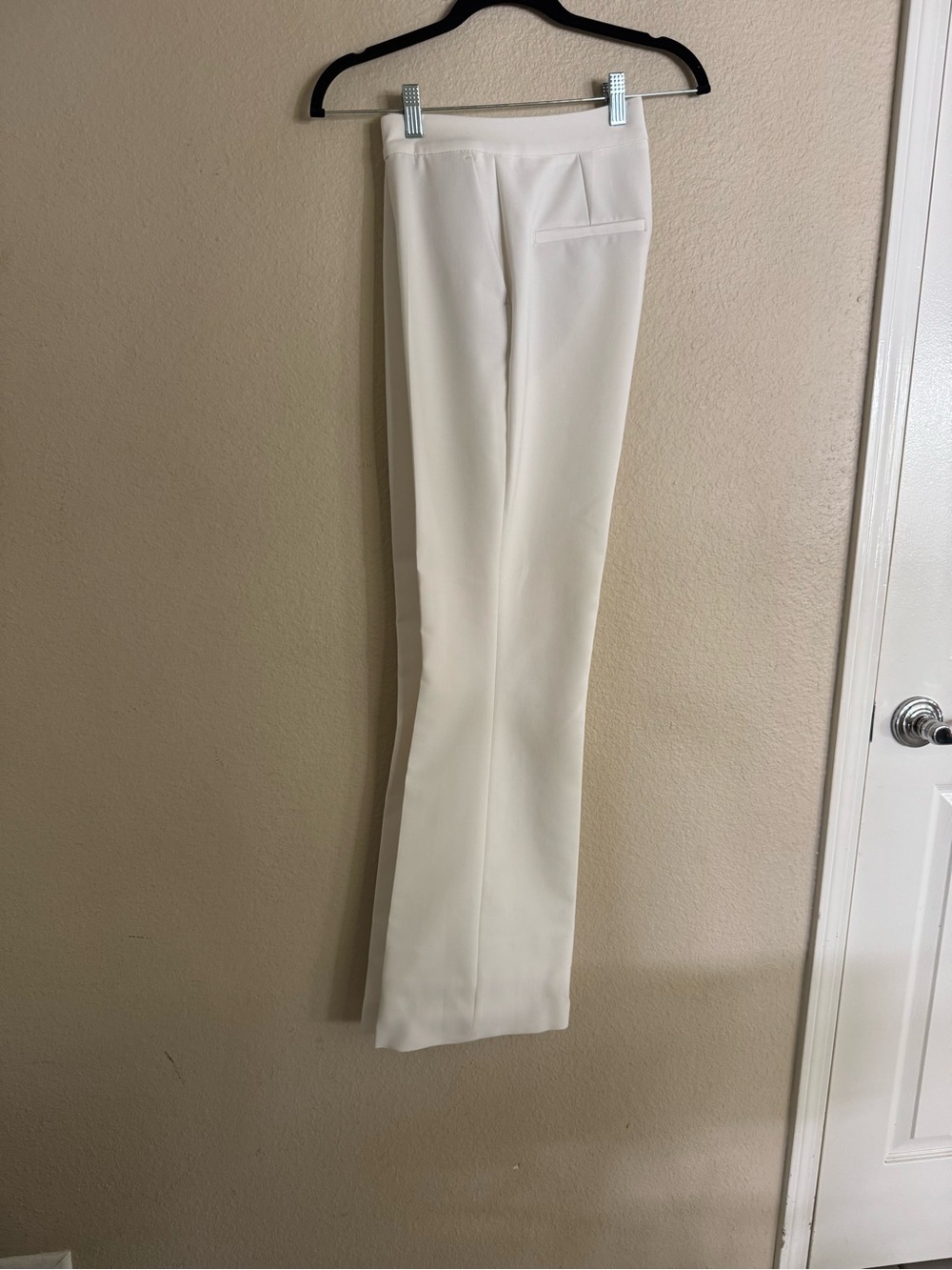 Zara White Dress Trousers - Slim Straight